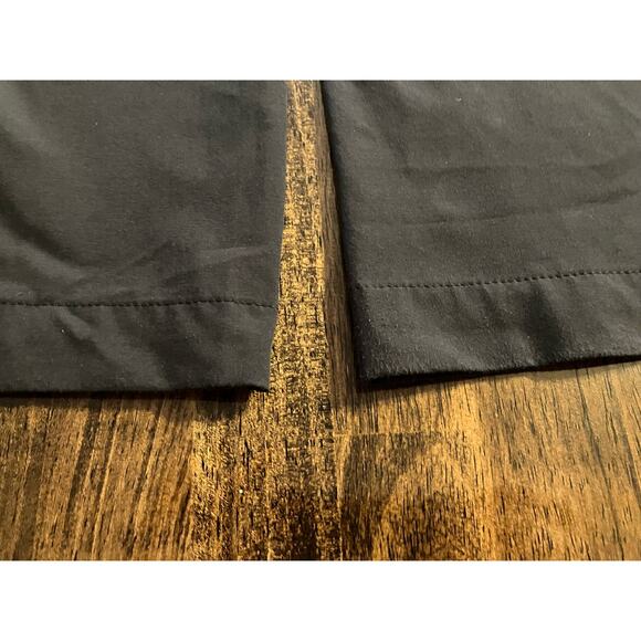 Alo Yoga High Waist Pursuit Trouser Women’s Large Wide Leg Pleated Black Pants - Picture 15 of 16